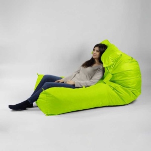 Fotoliu Yoga XL si Perna, Material Impermeabil - Verde neon - Img 6