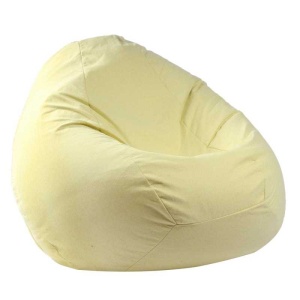 Nirvana Giant bean bag, Textile material - Lemon