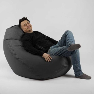 Nirvana Giant bean bag, Waterproof material - Dark Grey - Img 6