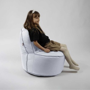 OK Junior bean bag, Waterproof material - White - Img 4