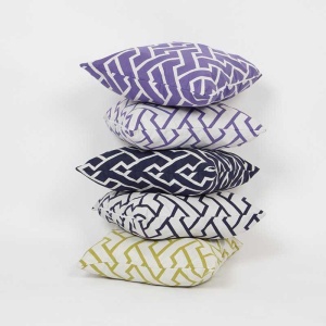 Perna decorativa 40x40 cm, Material textil - Zappity Purple - Img 3