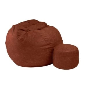 Set Fotoliu King Size cu Otoman (suport picioare), Material Textil - Terra - Img 1