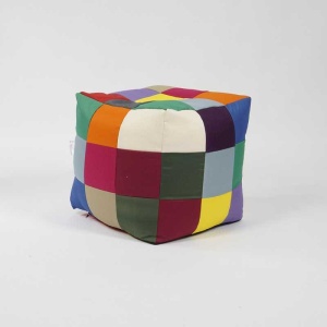 Taburet Cub, Material impermeabil - Mozaic - Img 5