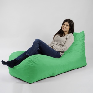 Fotoliu Looloop Pufrelax, Material Impermeabil - Green Apple - Img 4