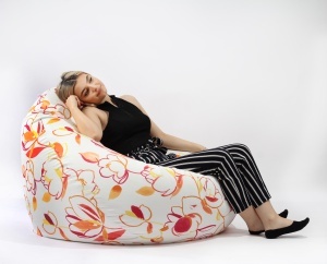 Fotoliu Nirvana Gigant, Material Textil - Lively Blossom - Img 5