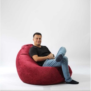 Fotoliu Nirvana Gigant, Material Textil - Sour Cherry - Img 2