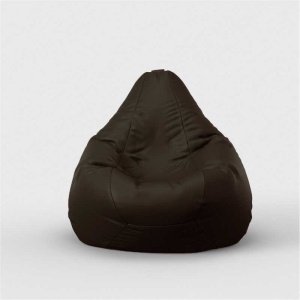 Fotoliu Nirvana Hobbit, Material Piele ecologica - Chocolate - Img 4