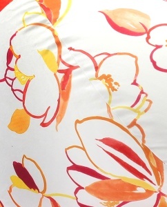 Fotoliu puf copii, Nirvana Light, Material Textil - Lively Blossom - Img 2