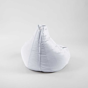 Fotoliu puf copii, Nirvana Light Pufrelax, Material Impermeabil - Alb - Img 3