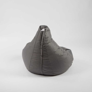 Fotoliu puf copii, Nirvana Light Pufrelax, Material Impermeabil - Grey - Img 3