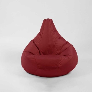 Fotoliu puf copii, Nirvana Light Pufrelax, Material Impermeabil - Red - Img 2