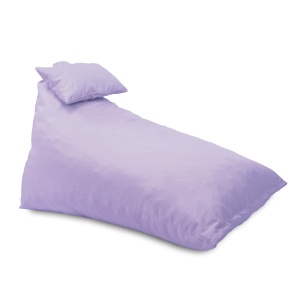 Fotoliu puf, Pufrelax Kudos, perna inclusa, Material Impermeabil - Lilac