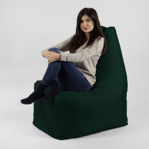 Fotoliu puf, Sunlounger EVO XL, umplutura de burete Memory Mix, Material Impermeabil - Verde Tuborg - Img 5