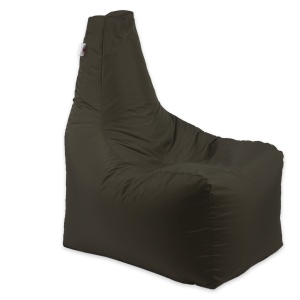 Fotoliu puf, Sunlounger EVO XL, umplutura de burete Memory Mix, material impermeabil, Cappuccino - Img 1