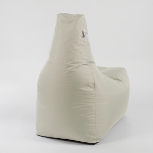 Fotoliu puf, Sunlounger EVO XL, umplutura de burete Memory Mix, material impermeabil - Crem - Img 3