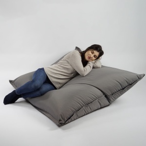 Fotoliu tip Perna Magic Pillow, Material Impermeabil - Grey - Img 5
