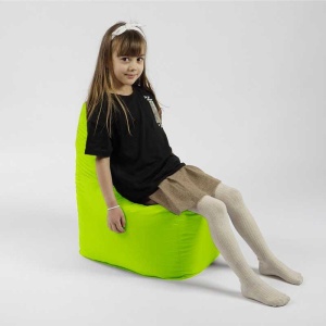 Fotoliu tip Scaun Sunlounger Junior, Material Impermeabil - Verde neon - Img 5