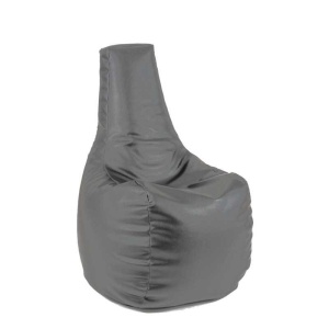 Fotoliu tip Scaun Sunlounger, Material Piele Ecologica - Grey