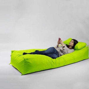 Fotoliu Yoga XL si Perna, Material Impermeabil - Verde neon - Img 7