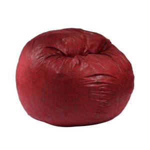 King Size bean bag, Textile material - Cranberry