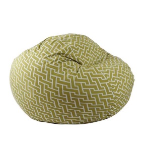 King Size bean bag, Textile material - Zippity Green