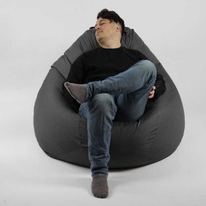 Nirvana Giant bean bag, Waterproof material - Dark Grey - Img 7
