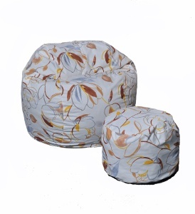 Set Fotoliu Matusalem cu Otoman (suport picioare), Material Textil - Blossom
