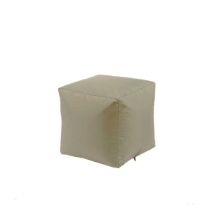 Taburet Cub, Material impermeabil - Bej - Img 1
