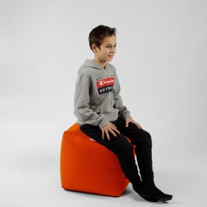 Taburet Cub, Material impermeabil - Neon Orange - Img 5