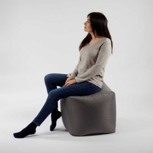 Taburet Cub XL, Material impermeabil - Grey - Img 3