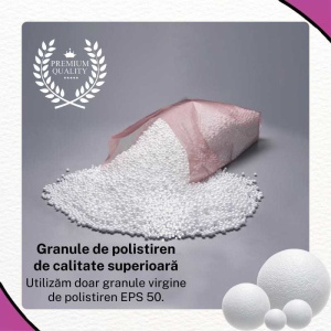 100 litri Rezerva granule polistiren - Umplutura 100 litri - Img 4