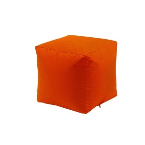 Cube XL Stool, Waterproof material - Neon Orange