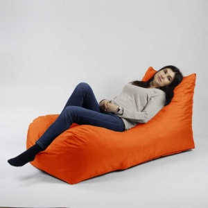 Fotoliu Looloop Pufrelax, Material Impermeabil - Neon Orange - Img 6