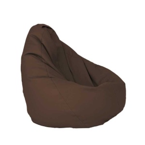 Fotoliu Nirvana Hobbit, Material Piele ecologica - Chocolate - Img 1