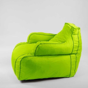 Fotoliu Player Mini Pufrelax, Material Impermeabil - Verde neon - Img 4
