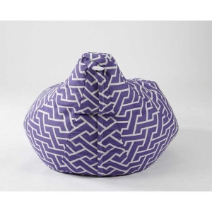 Fotoliu puf copii, Nirvana Light Pufrelax, Material Textil - Zippity Purple - Img 3