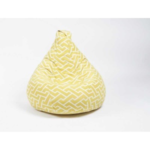 Fotoliu puf copii, Nirvana Light Pufrelax, Material Textil - Zippity Yellow - Img 2