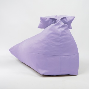 Fotoliu puf, Pufrelax Kudos, perna inclusa, Material Impermeabil - Lilac - Img 2