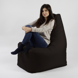 Fotoliu puf, Sunlounger EVO XL, umplutura de burete Memory Mix, material impermeabil, Ciocolatiu - Img 4