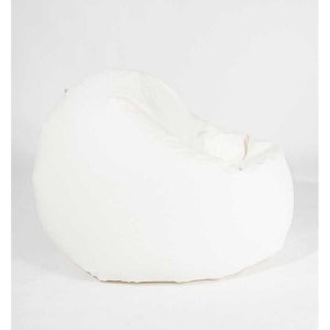 Fotoliu Relaxo XL, Material Piele ecologica - Alb