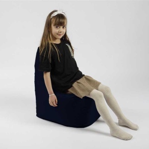 Fotoliu tip Scaun Sunlounger Junior, Material Impermeabil - Bleumarin - Img 5
