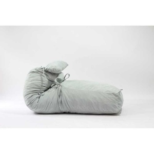 Fotoliu Yoga XL si Perna, Material Textil - Moon Grey - Img 4