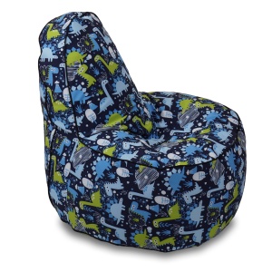 Kids' bean bag chair, Pufrelax, OK Junior, Waterproof, Dinosaur printi, My Little Dinosaur