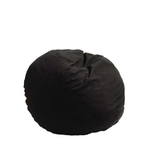 King Size bean bag, Textile material - Eerie Black