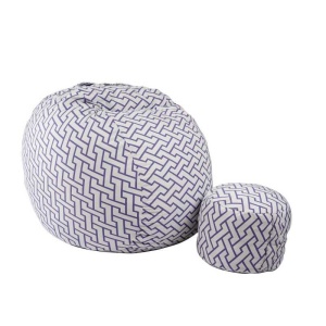 Set Fotoliu King Size cu Otoman (suport picioare), Material Textil - Zappity Purple - Img 1
