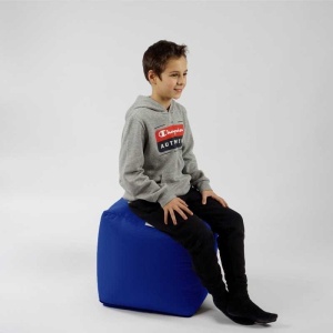 Taburet Cub, Material Impermeabil - Blue Royal - Img 5