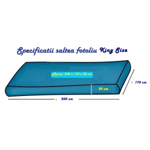 Fotoliu King Size, Material Textil - Amazon - Img 3