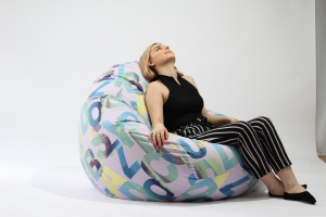 Fotoliu Nirvana Gigant, Material Textil - Serenity - Img 5