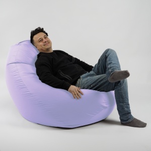 Fotoliu Nirvana Gigant Pufrelax, Material Impermeabil, Lilac - Img 6