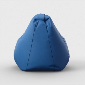 Fotoliu Nirvana Hobbit Pufrelax, Material Piele ecologica - Blue - Img 4